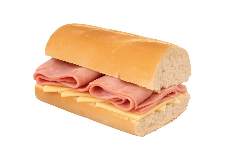 BAGUETE QUEIJO E PRESUNTO